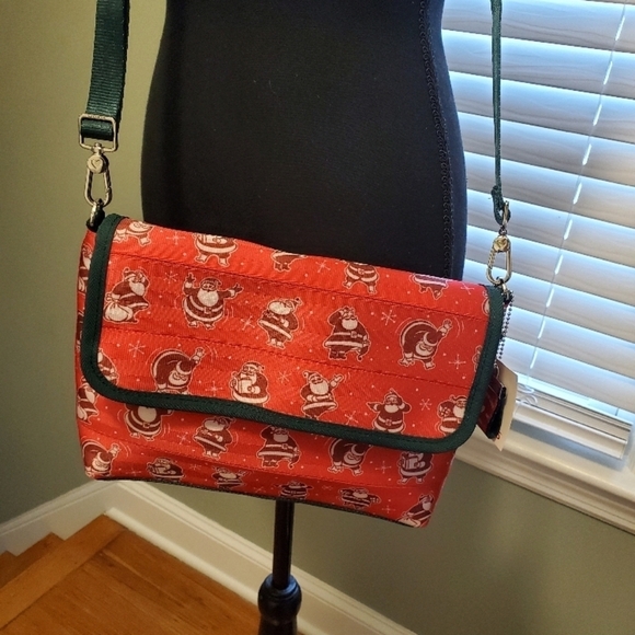 Harveys Seatbelt Medium Foldover Crossbody Santa 🎅 Bag! - Picture 12 of 13